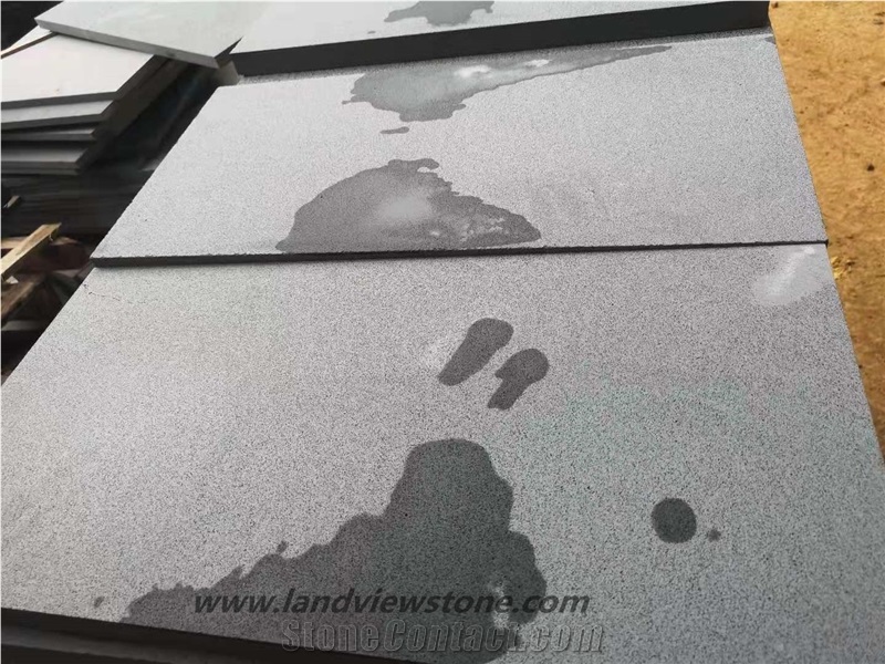 China Grey Bluestone Honed Tiles & Slabs