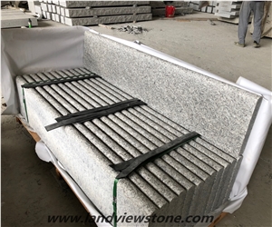 Chinese White Granite Stairs & Steps Riser Treads