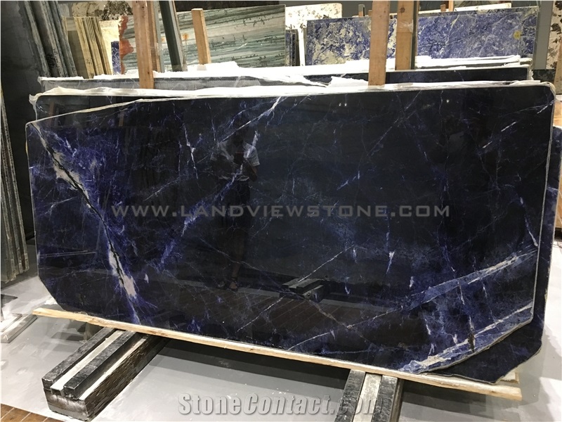 Lapis Lazuli Marble Slabs, Royal Blue Marble