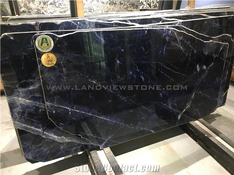 Lapis Lazuli Marble Slabs, Royal Blue Marble