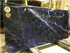 Lapis Lazuli Marble Slabs, Royal Blue Marble