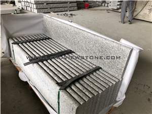 New G603 Granite Stair Treads Bullnose Treads
