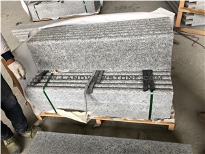 New G603 Granite Stair Treads Bullnose Treads