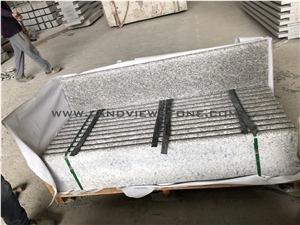 New G603 Granite Stair Treads Bullnose Treads