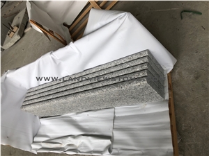 New G603 Granite Stair Treads Bullnose Treads