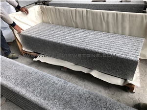 New G603 Granite Stair Treads Bullnose Treads
