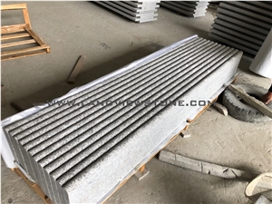 New G603 Granite Stair Treads Bullnose Treads