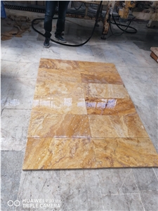 Golden Yellow Travertine Tiles