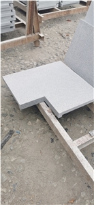 G654 Padang Dark Grey Flamed Pool Coping Tile