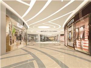 Beige Artificial Stone Terrazzo Tile Cement Floor