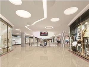Beige Artificial Stone Terrazzo Tile Cement Floor