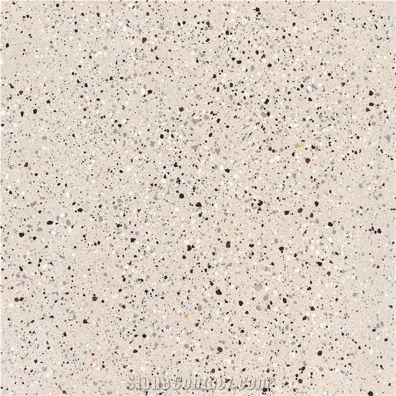 Beige Terrazzo Tile Fllor Covering