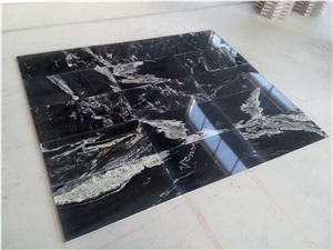 Black Cosmic Snowflake Granite Garden Floor Tile