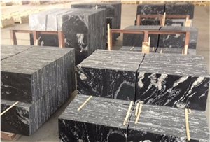 Black Cosmic Snowflake Granite Garden Floor Tile