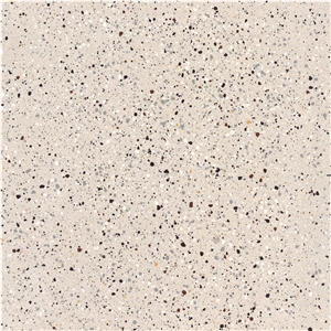 Honed Cream Terrazzo Tile Granite Look Floor Pattern Paving