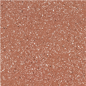 Red Cement Terrazzo Tile Artificial Stone Floor Paving
