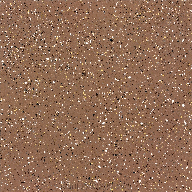 Red Cement Terrazzo Tile Artificial Stone Floor Paving