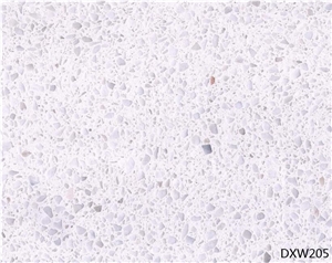 Solid Surface Crystal White Terrazzo Tile Artificial Marble Floor