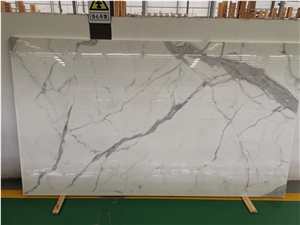 Bianco Calacatta Nano Crystallized Glass Stone
