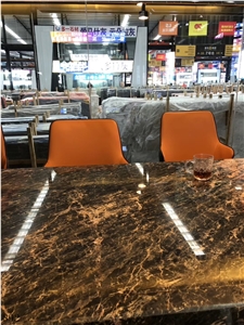 Brazil Gold Marble Black Slabs Golden Vein Tiles