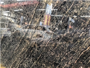 Brazil Gold Marble Black Slabs Golden Vein Tiles