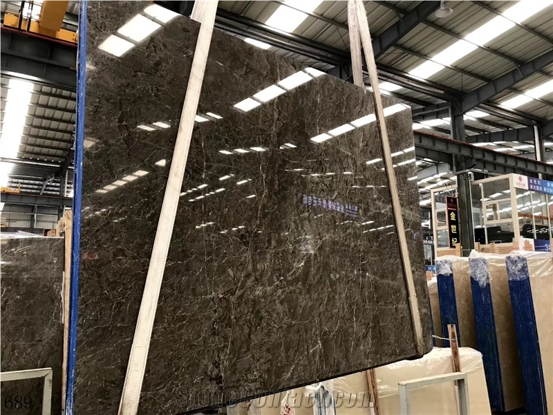 China Bronze Armani Marble Lucciano Marron Slabs