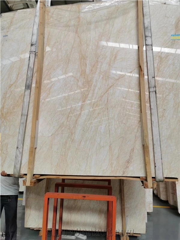 China Spider Golden Marble Red Line Slabs & Tiles