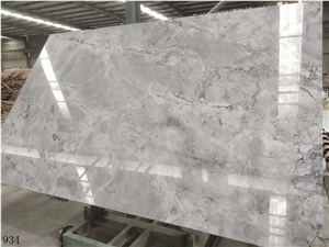 Italy Armani Grey Silver Statuario Marble Slabs
