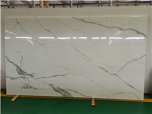 Marble Vein Nano Glass Stone Crystallized Slab