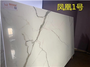 Marble Vein Nano Glass Stone Crystallized Slab