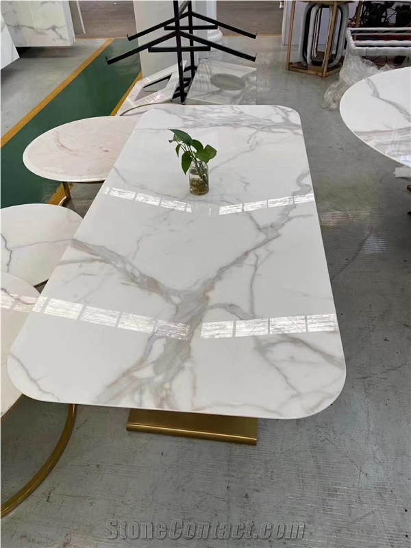 Marble Vein Nano Glass Stone Crystallized Slab