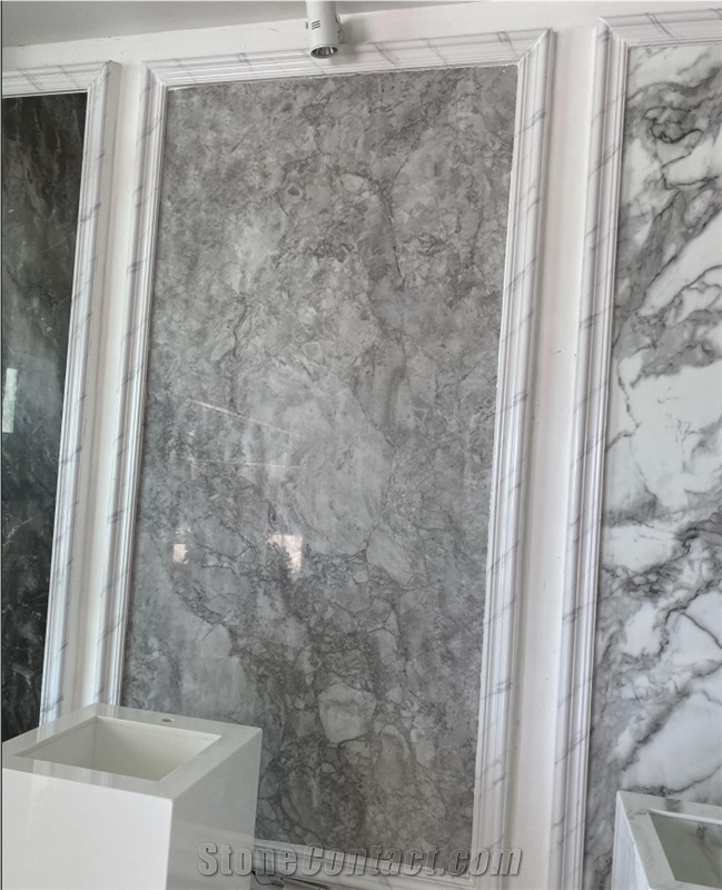 Nano Glass Crystallized Stone Slab Tile Wall Use