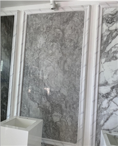Nano Glass Crystallized Stone Slab Tile Wall Use