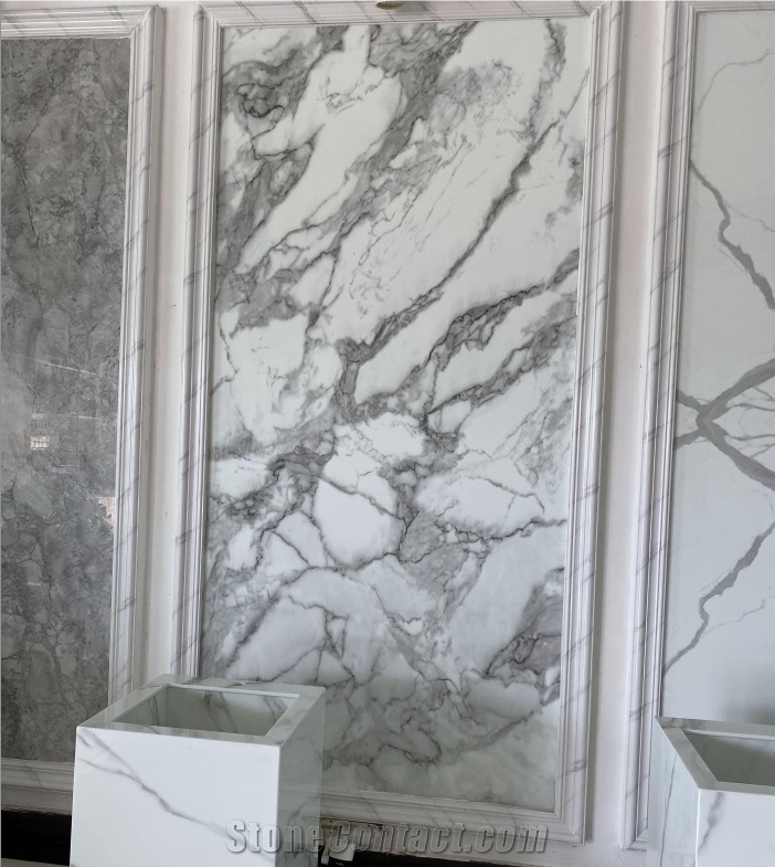 Nano Glass Crystallized Stone Slab Tile Wall Use