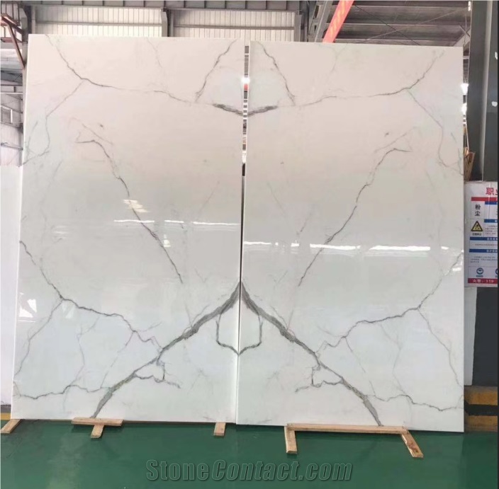 Nano Glass Crystallized Stone Slab Tile Wall Use