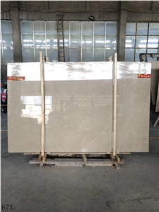 Shandian Burdur Lightning Beige Marble Cream Slabs