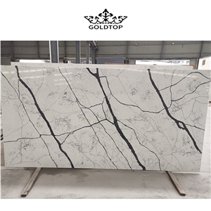 Calacatta Quartz Stone Big Size For Construction