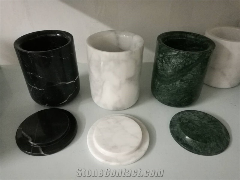 Chinese Polished Candle Holders with Lid