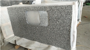 Customized White Granite Swan White Kitchen Top