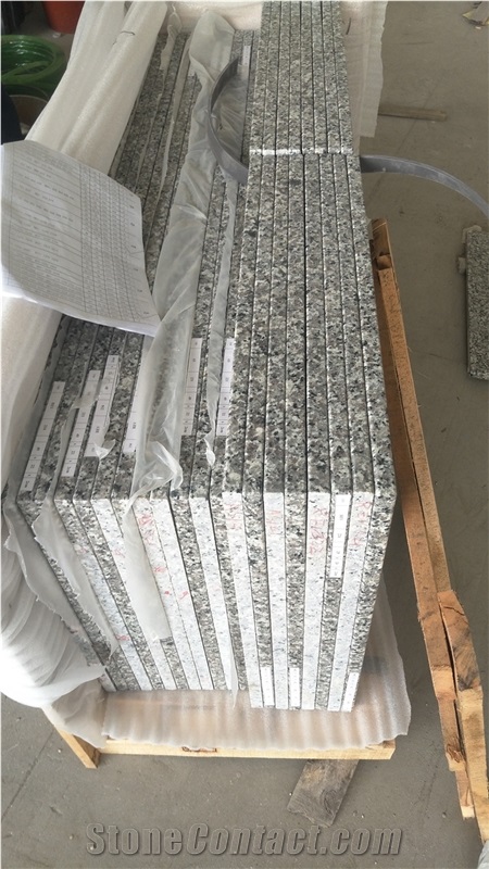 Customized White Granite Swan White Kitchen Top