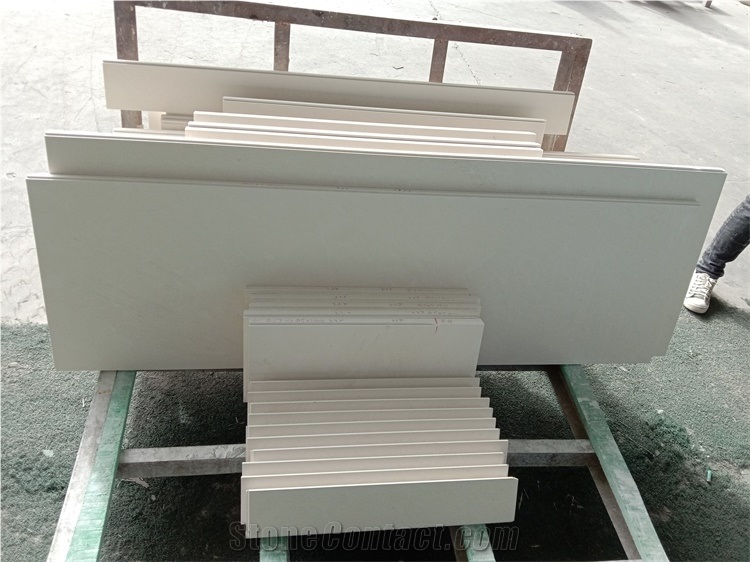 Goldtop Sandy White Limestone Slabs Tiles