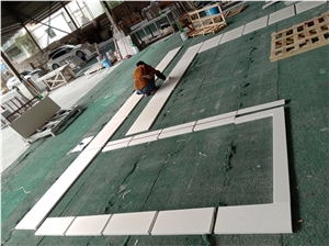 Goldtop Sandy White Limestone Slabs Tiles