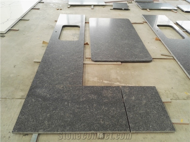 Good Price Steel Grey Granite Countertop