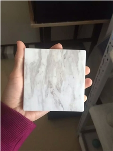 Italy White and Black Marble Round Coasters