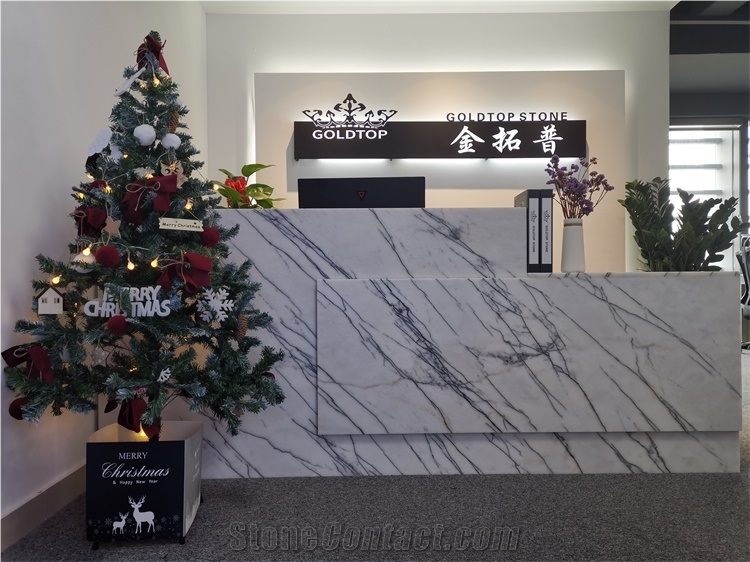 Milas Lilac New York Marble Tables for Office
