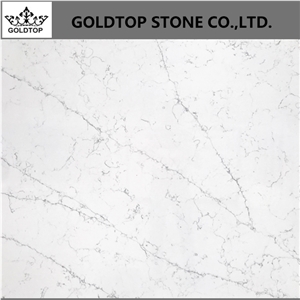 New Calacatta Statuary White Quartz Slabs 5016 New Calacatta Statuary White Quartz Slabs 5016