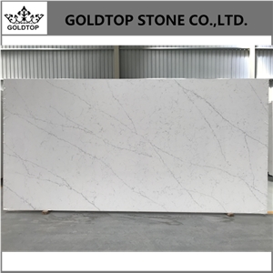 New Calacatta Statuary White Quartz Slabs 5016