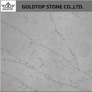 New Calacatta Statuary White Quartz Slabs 5016
