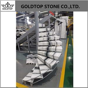 Panda White Marble Steps,Stone Stair,Tables