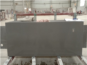 Pure Grey Quartz Slabs for Countertops Vanity Tops